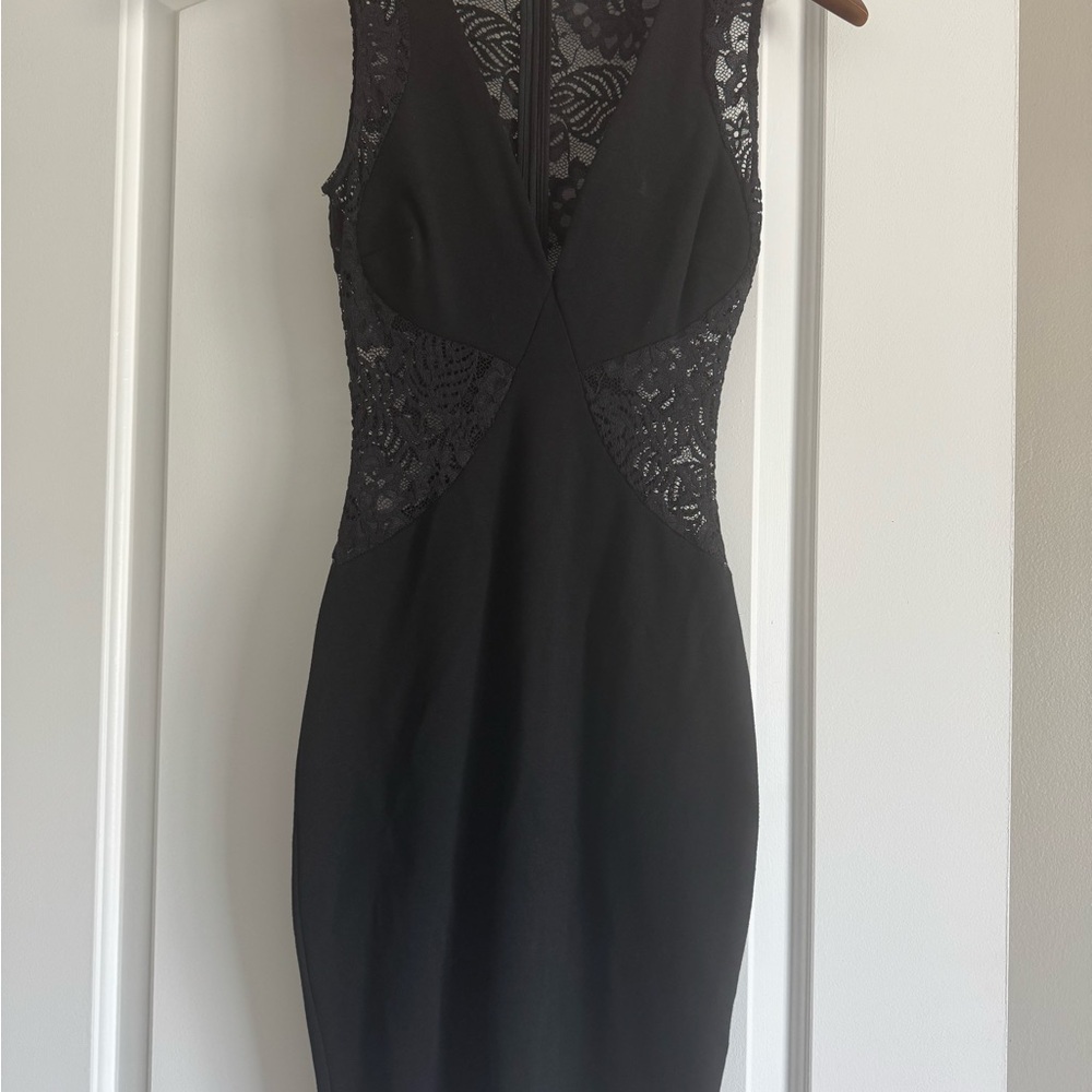 Elegant Black Lace Dress